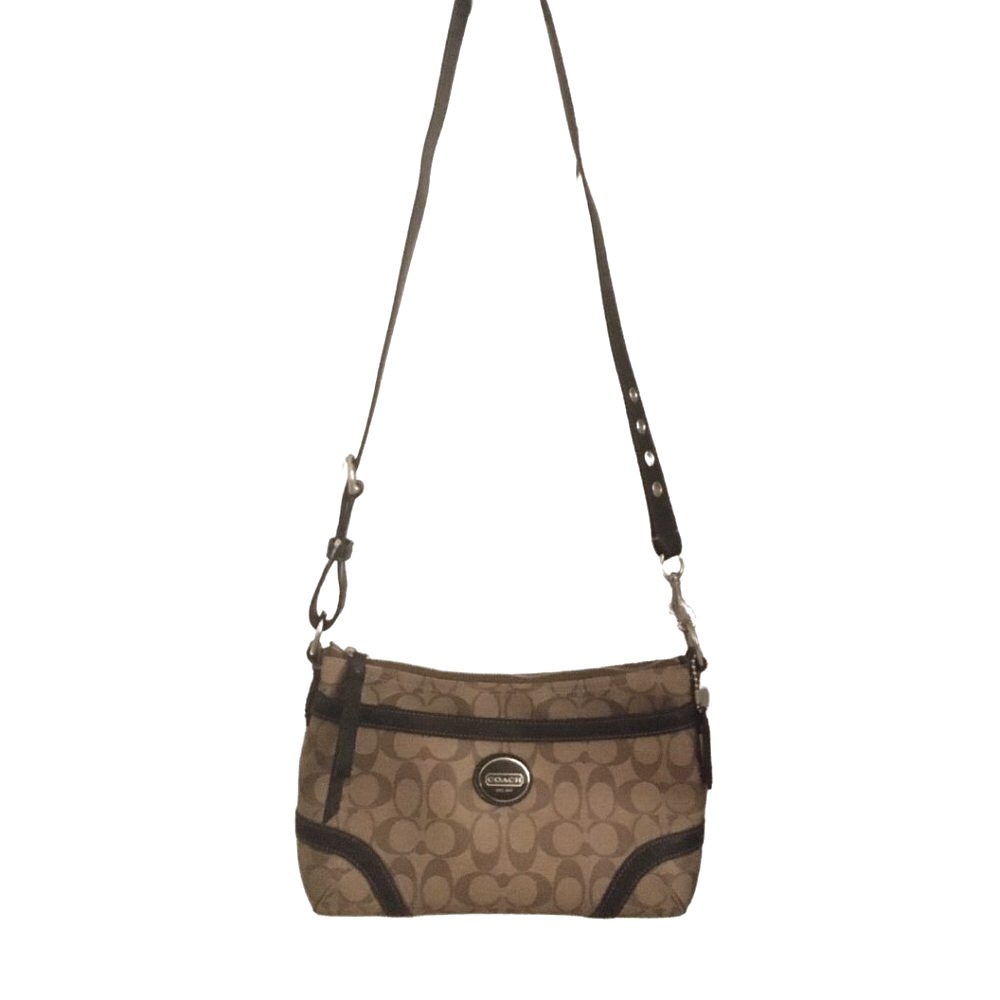 NWOT Coach Shoulder Purse Signature Canvas, brown - Picture 3 of 5